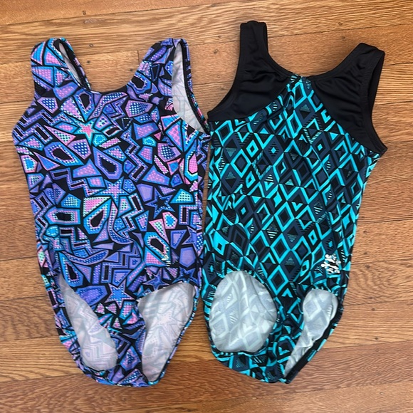 2 Snowflake leotards - Picture 1 of 2